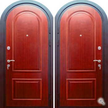 Арочная металлическая дверь МДФ ВДА-89 - купить от производителя Мосдвери Арочная металлическая дверь МДФ ВДА-89